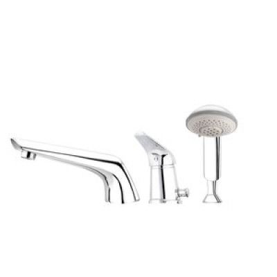 Jaguar Line 3-Hålig badkarsblandare - Krom