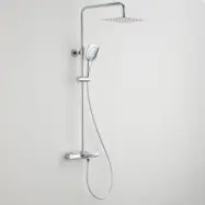 Takduschset Bathlife Flod med Badkarsblandare