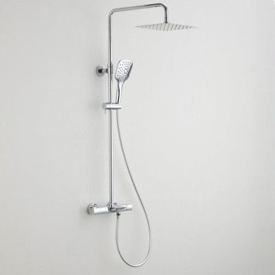 Takduschset Bathlife Flod med Badkarsblandare