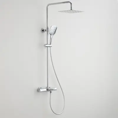 Takduschset Bathlife Flod med Badkarsblandare