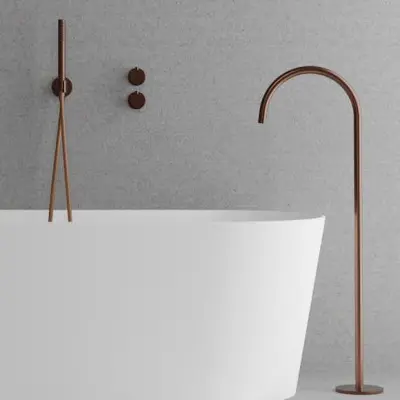 Takduschset Scandtap Steel Harmonized Bliss 4 med Badkarsfblandare för Inbyggnad