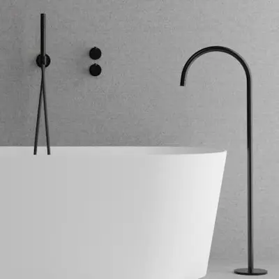 Takduschset Scandtap Steel Harmonized Bliss 4 med Badkarsfblandare för Inbyggnad