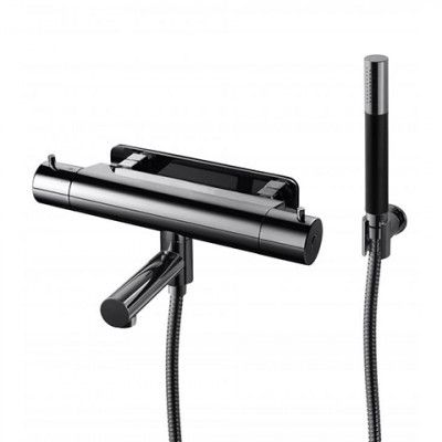 Tapwell EVM 026 Black Chrome 150CC - Badkarsblandare