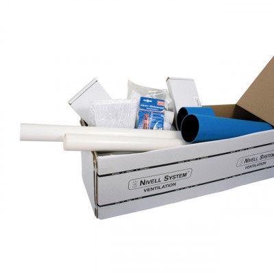 FLÄKTPAKET 100 NIVELL INOMHUS KOMPLETT RÖR 50MM | Beijerbygg Byggmaterial