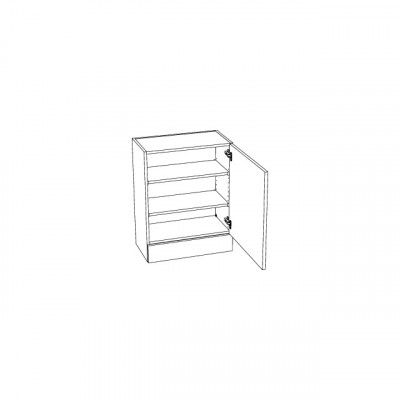 FLÄKTSKÅP 600 2 HYLLOR H768 STOMME EFSF6 MED GGJ | Beijerbygg Byggmaterial