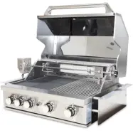 Inbyggnadsgrill gasol för utekök | Rostfri | Chicago