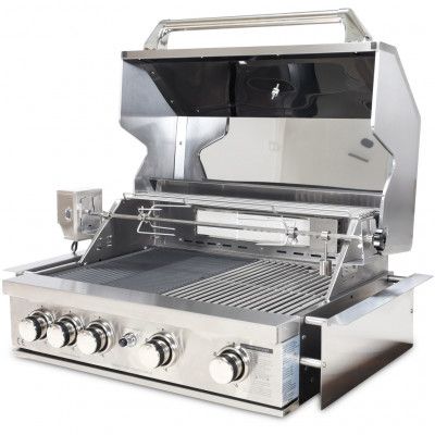 Inbyggnadsgrill gasol för utekök | Rostfri | Chicago