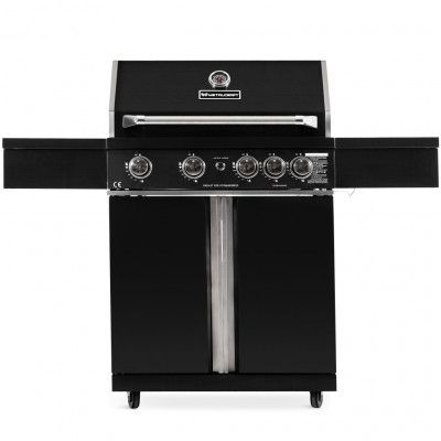 Gasolgrill rostfri | Varmluftsfunktion | Premium | Nashville Blackline