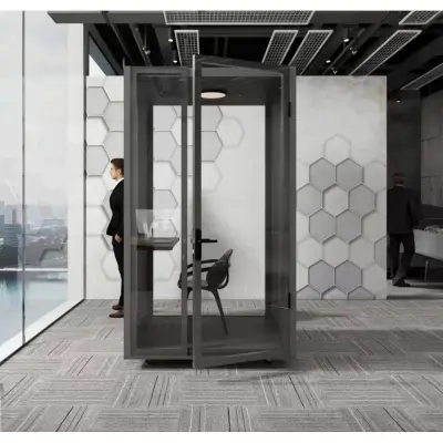 Telefonbås för kontor | 1-2 personer | Ljudisolerat -30dB