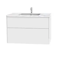 Tvättställsskåp Miller Badrum Brooklyn 100 med Lådor för Bänkskiva