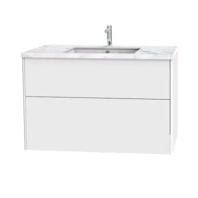 Tvättställsskåp Miller Badrum Brooklyn 100 med Lådor för Bänkskiva