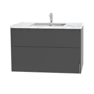 Tvättställsskåp Miller Badrum Brooklyn 100 med Lådor för Bänkskiva