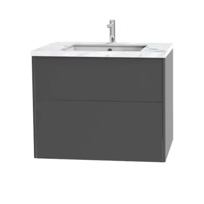 Tvättställsskåp Miller Badrum Brooklyn 80 med Lådor för Bänkskiva