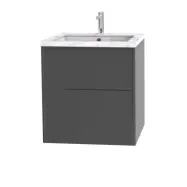 Tvättställsskåp Miller Badrum Brooklyn 60 med Lådor för Bänkskiva