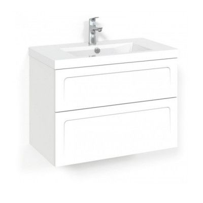 Tvättställspaket Macro Design Soul Vit Shape Square