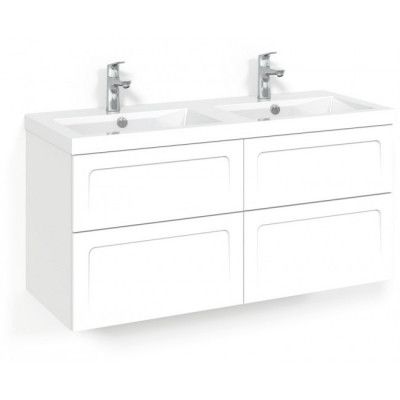 Tvättställspaket Macro Design Soul Vit Shape Square