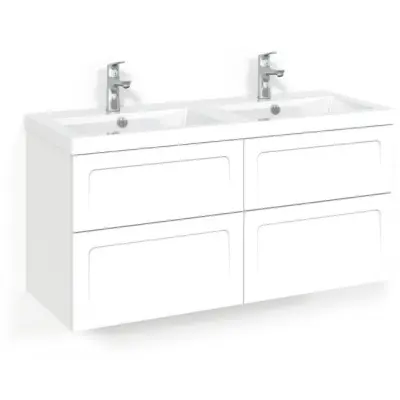 Tvättställspaket Macro Design Soul Vit Shape Square