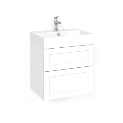 Tvättställspaket Macro Design Soul Vit Frame Deep