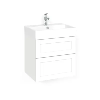 Tvättställspaket Macro Design Soul Vit Frame Deep