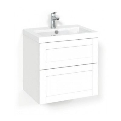 Tvättställspaket Macro Design Soul Vit Frame Square