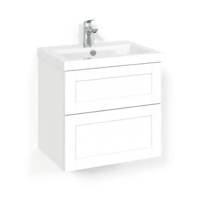 Tvättställspaket Macro Design Soul Vit Frame Square