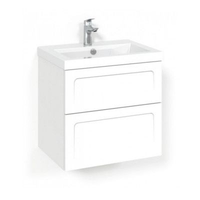 Tvättställspaket Macro Design Soul Vit Shape Square