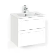 Tvättställspaket Macro Design Soul Vit Shape Slim