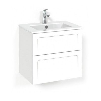 Tvättställspaket Macro Design Soul Vit Shape Slim