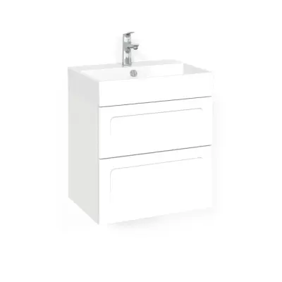 Tvättställspaket Macro Design Soul Vit Shape Deep