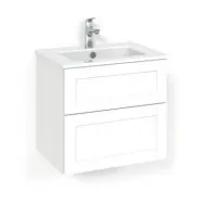 Tvättställspaket Macro Design Soul Vit Frame Slim