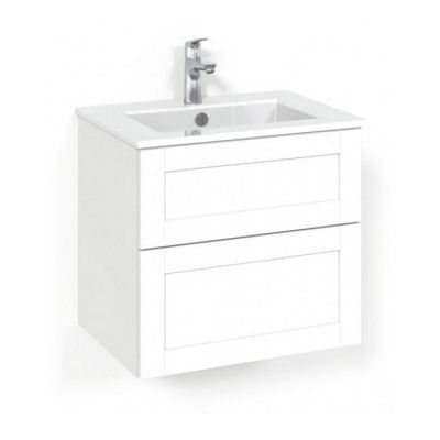 Tvättställspaket Macro Design Soul Vit Frame Slim