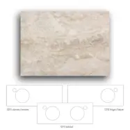 Bänkskiva Macro Design Crown+ Dekton  1210 till Tvättställsskåp Crown