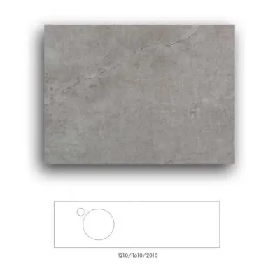 Bänkskiva Macro Design Crown+ Dekton  1610 till Tvättställsskåp Crown