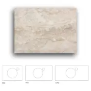 Bänkskiva Macro Design Crown+ Dekton  810 till Tvättställsskåp Crown