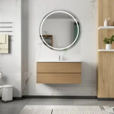 Badrumsmöbler Milan 100 cm - Ljust trä