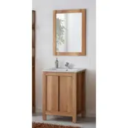 Badrumsmöbler Classic Oak 60 cm - Ekimitation + Toalettpappershållare
