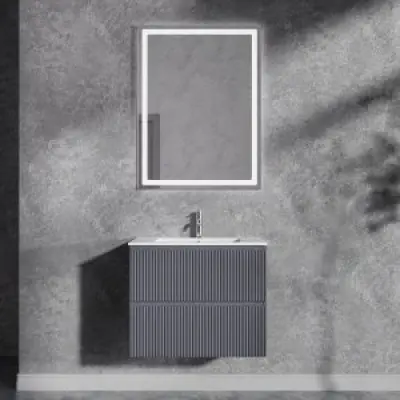 Badrumsmöbler Dresden - Grå | 60 cm