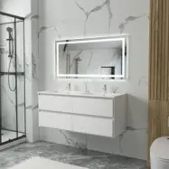 Badrumsmöbler Florence 120 cm - Vit