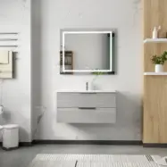 Badrumsmöbler London 80 cm - Betonggrå