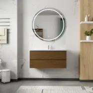 Badrumsmöbler Milan 100 cm - Valnöt