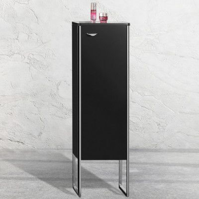 Badrumsskåp 117x35cm | Tre hyllplan | Golvstående