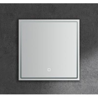 Badrumsspegel Halo med LED-Belysning - 55 cm