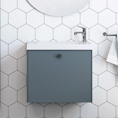 Ballingslöv Kommod KH40 Compact 1 låda Målad djupblå LM16 Djupblå