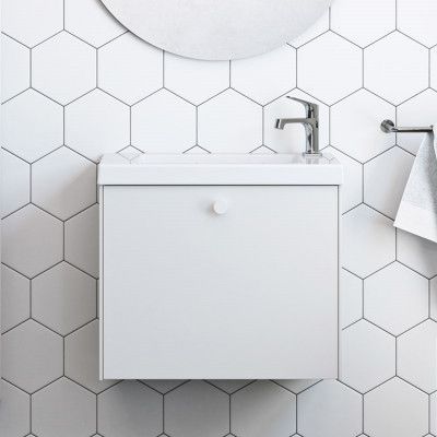 Ballingslöv Kommod KH40 Compact 1 låda Målad vit LM16 Vit