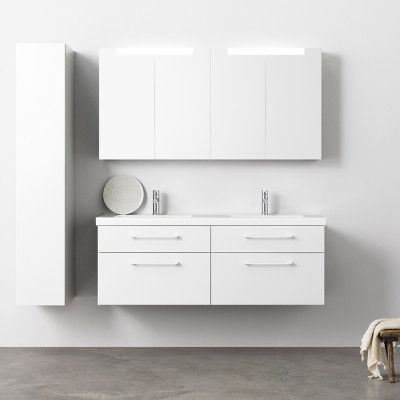 INR Ikon 140 Underskåp Vit 4-Delad Front