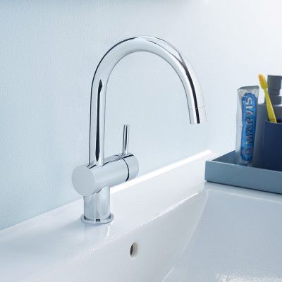 INR POSH Tvättställsblandare Blank krom.