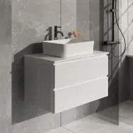 Kommod 80cm | Med tvättställ | Nimbus vit