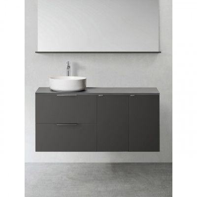 KOMMOD SHAPE 600 MED 2ST SIDOMODUL PUSH 300 ANTRACIT | Beijerbygg Byggmaterial