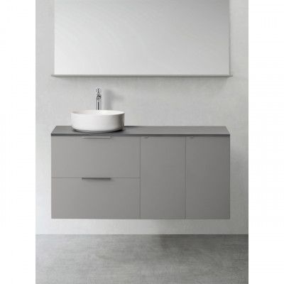 KOMMOD SHAPE 600 MED 2ST SIDOMODUL PUSH 300 GRÅ | Beijerbygg Byggmaterial