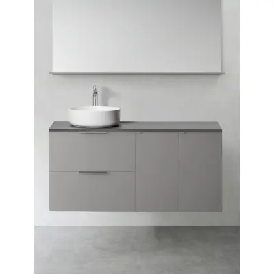 KOMMOD SHAPE 600 MED 2ST SIDOMODUL PUSH 300 GRÅ | Beijerbygg Byggmaterial